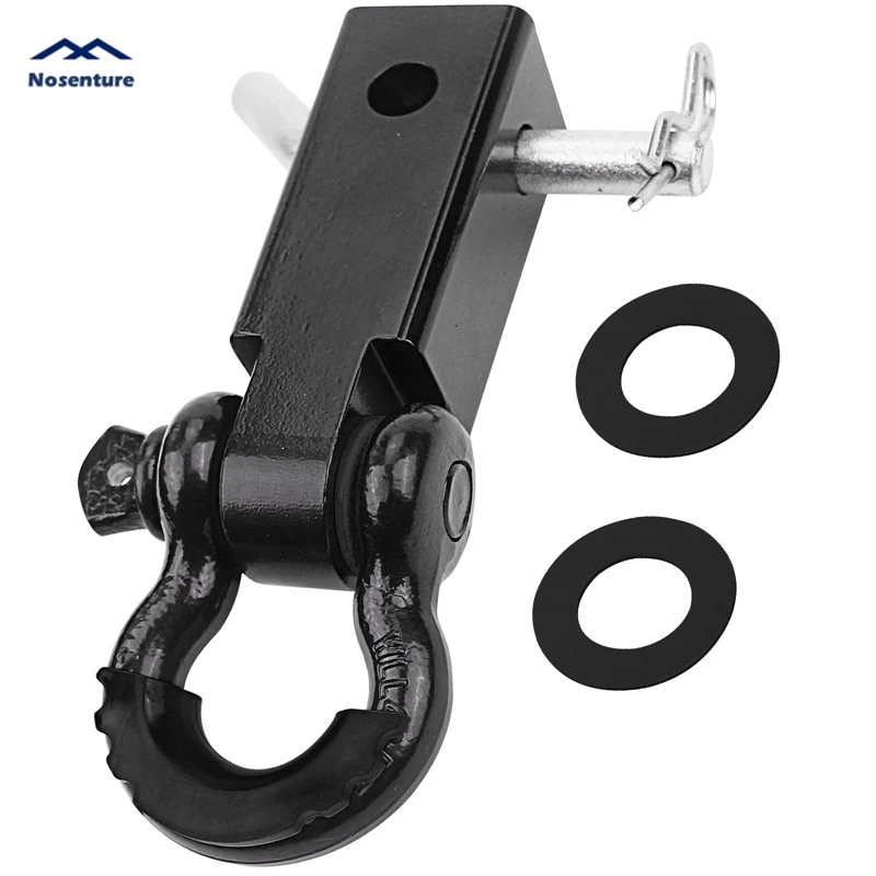 3/4 D Ring Shackle Hitch Receiver 2 Inch Break Strength Heavy Duty