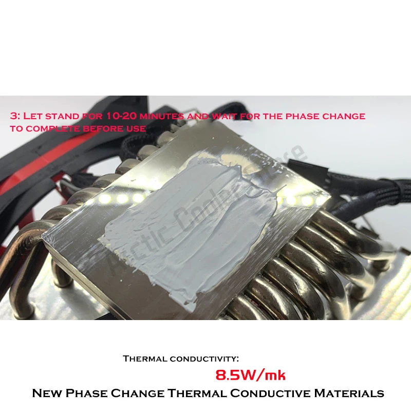Honeywell-graxa de Silicone Condutor de Calor Pasta Térmica da Cpu Notebook Gpu Refrigeração de Mudança de Fase 3g 5g 8.5 w M-k Ptm7950sp - Imagem 2