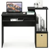 Room Desk to Study Black/Brown Econ Multipurpose Home Office Computer Writing Desk Furniture Table Pliante Desks Reading Gaming 3