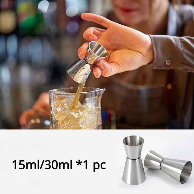 15ml/30ml 0.5oz/1oz Stainless Steel Measuring Cup Ounces Measuring, Bar Kitchen Accessories Kitchen Gadgets