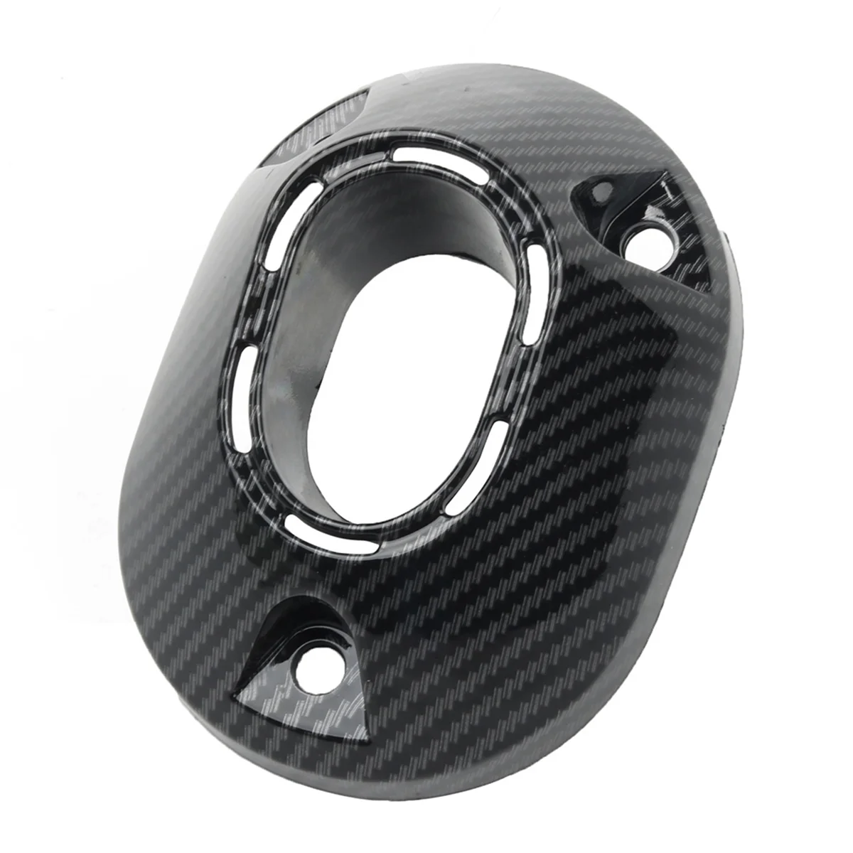 Motorcycle Exhaust Pipe Cover Protective Cover for Honda PCX 160-Rear Muffler Exhaust Tail Carbon Fiber