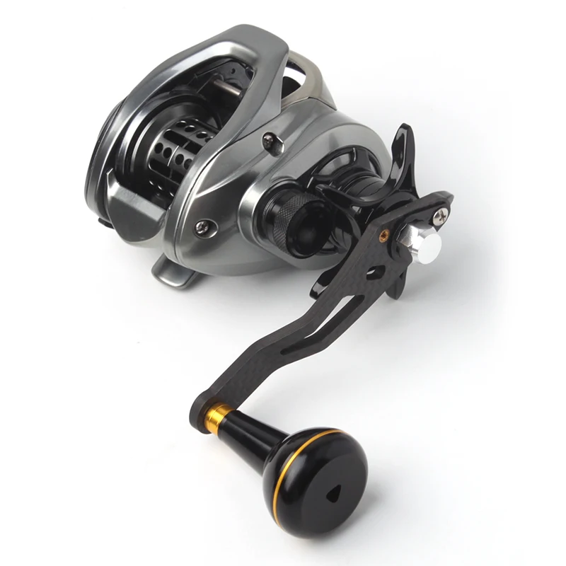 Kawa New Fishing Reel Handle Knob 7075 Alloy Aluminum Materail Lightweight Length 46mm Weight 9.5g/pc Accessory Fishing Reel DIY