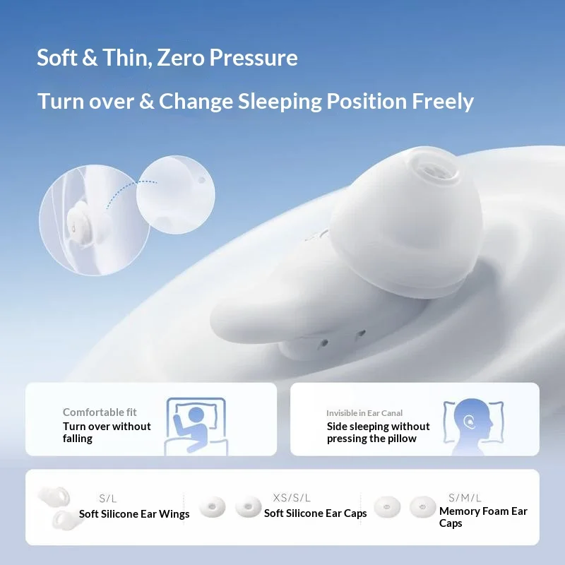 Soundcore Sleep A30 D1301 ANC 무선 이어폰 이어버드 고주파 소음 감소 소형 귀마개 800MAH 인이어 노트북 PC