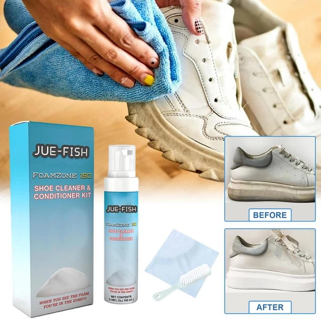 Limpiador de zapatos blancos, Gel de limpieza blanqueador para eliminar  manchas, Gel de limpieza para zapatillas de viaje al aire libre,  herramienta de limpieza de zapatos