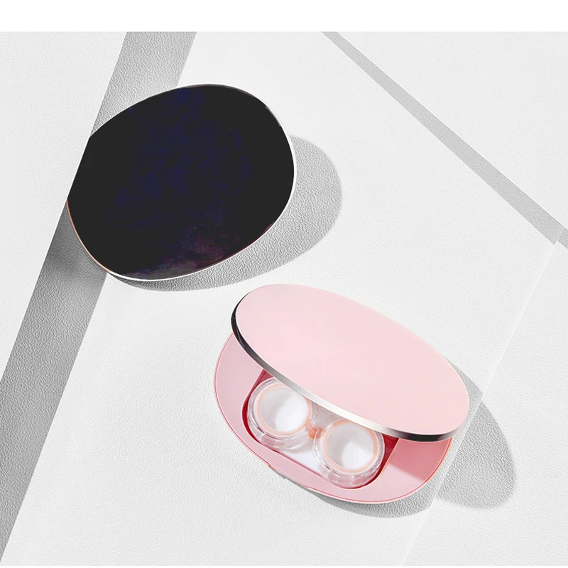 Contact lens Case Simple Lens Case with Stick Combination Box Mirror Set