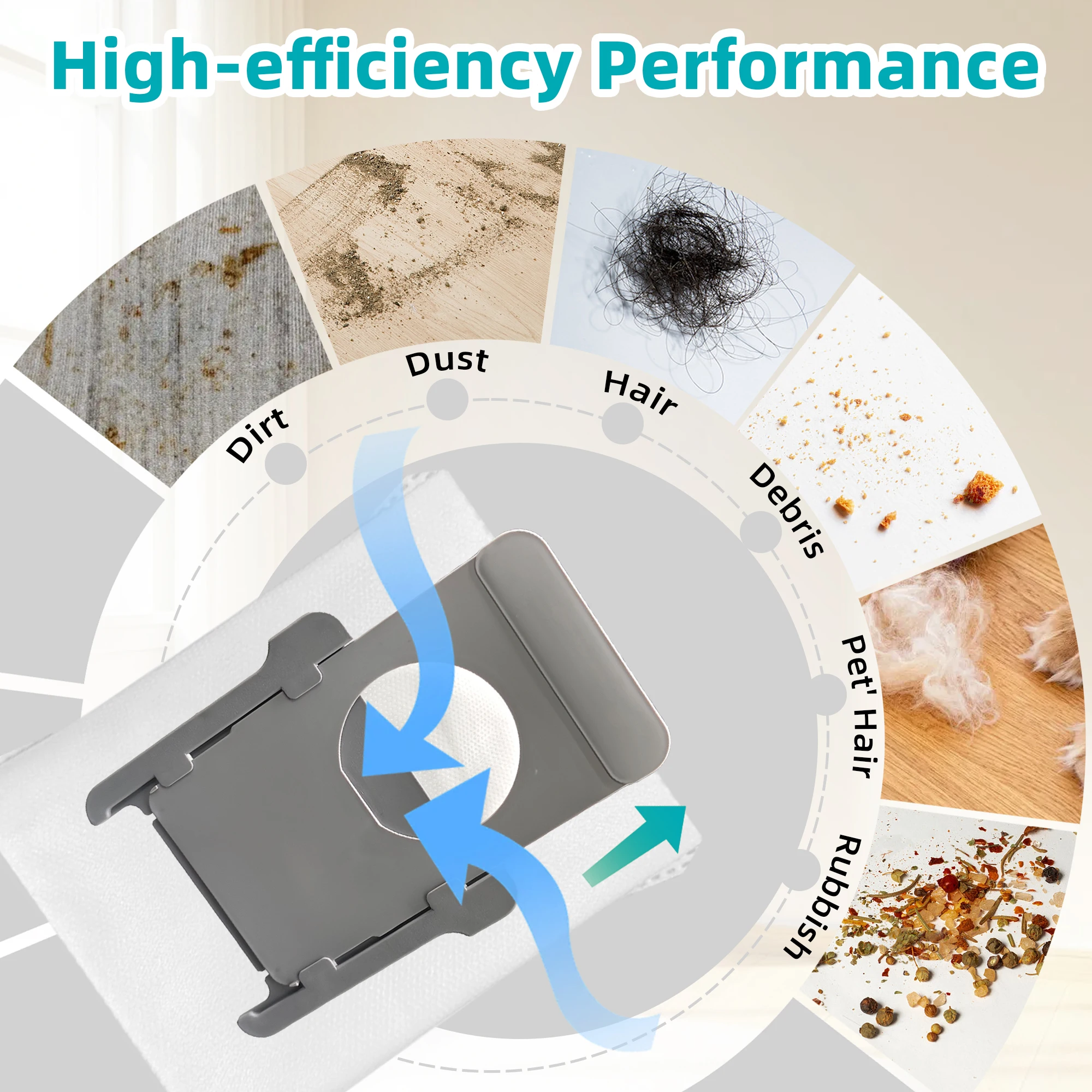 Premium Self-Sealing Vacuum Bags - High-Efficiency for Automatic Dirt Disposal Systems
