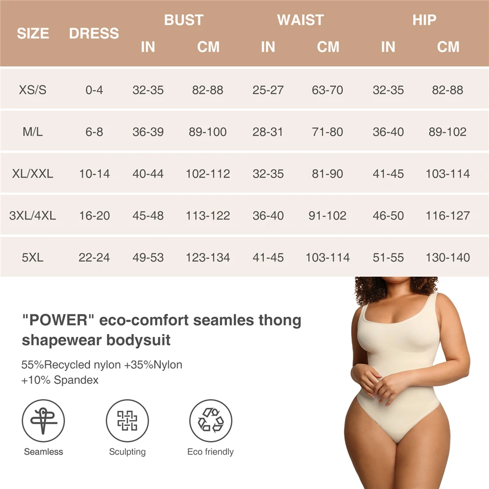 Women 3Piece Bodysuits Seamless Shapewear Square Neck Tummy Control Waist  Thong Body Shaper Ribbed Tank Tops Slimming Body Suits - AliExpress