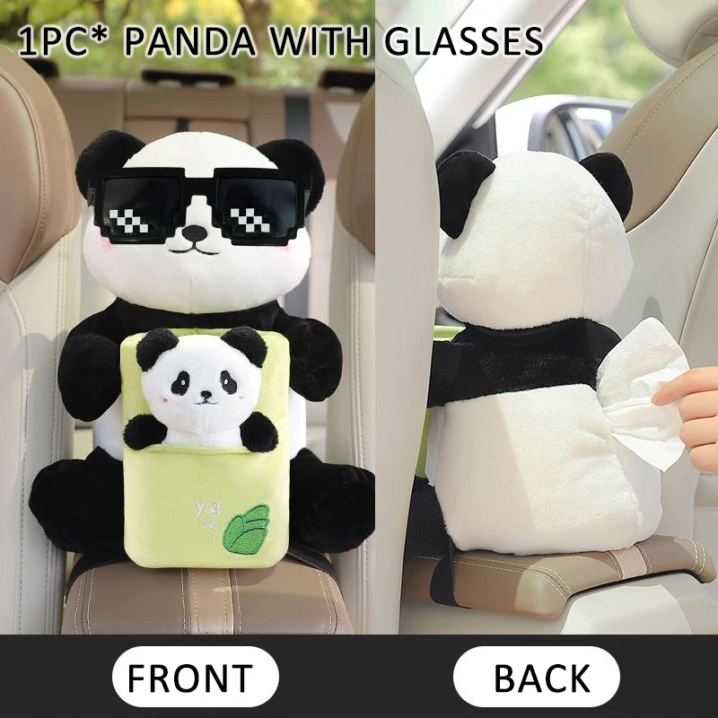 2 In 1 Car Tissue Box Garbage Can Car Trash Bins Tissue Box Storage Bucket Interior Accessories