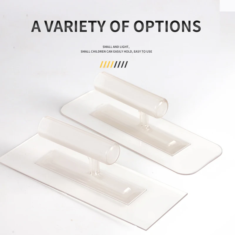 Transparent Plastic Plastering Trowel drywall spatula bricklaying trowel Plastering Wall Tools Construction Tools