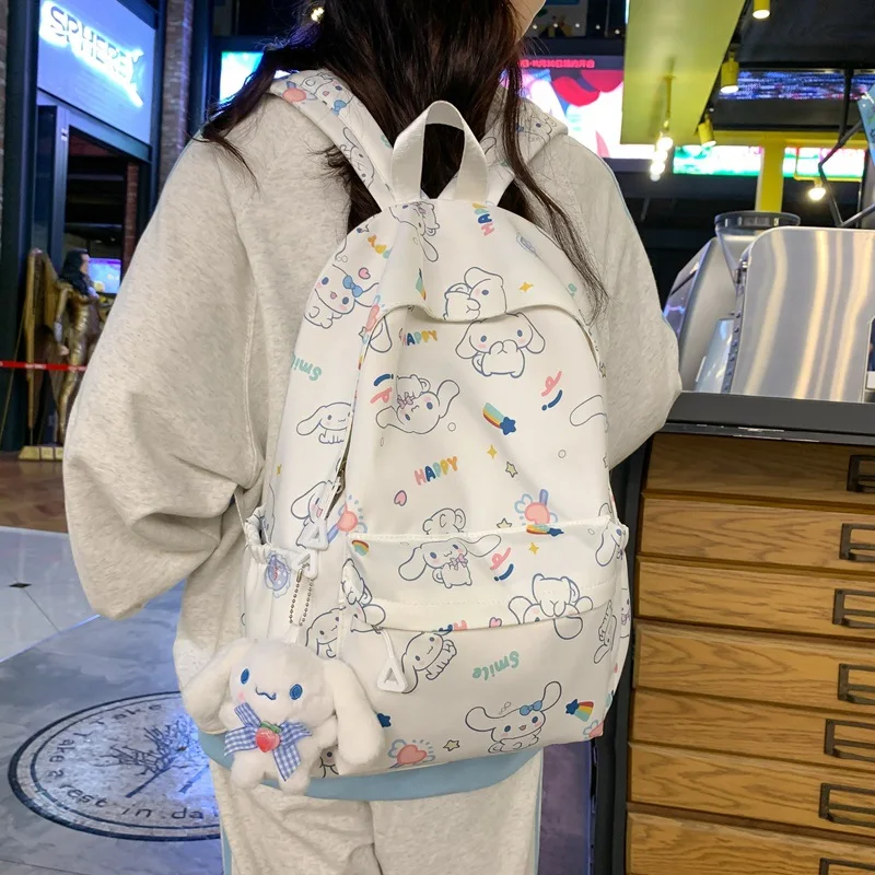 

Cinnamoroll Kawaii Female College Students Junior High and High School Students Large-capacity School Organizer Schoolbag Moe