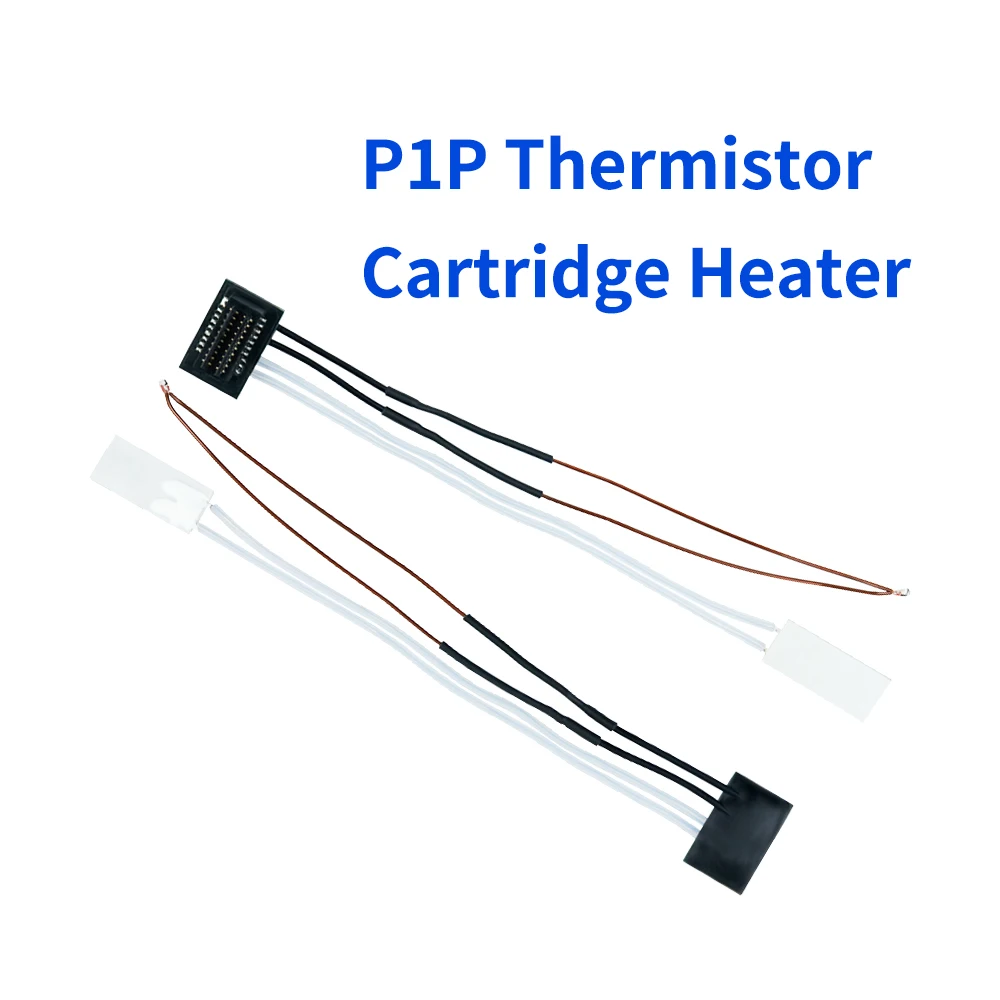 Per Bambu P1P & P1S Termistore Kit Asta Di Riscaldamento In Ceramica Riscaldatore A Cartuccia Connettore Terminale Integrato Per Bambu Lab X1 /X1 Carb