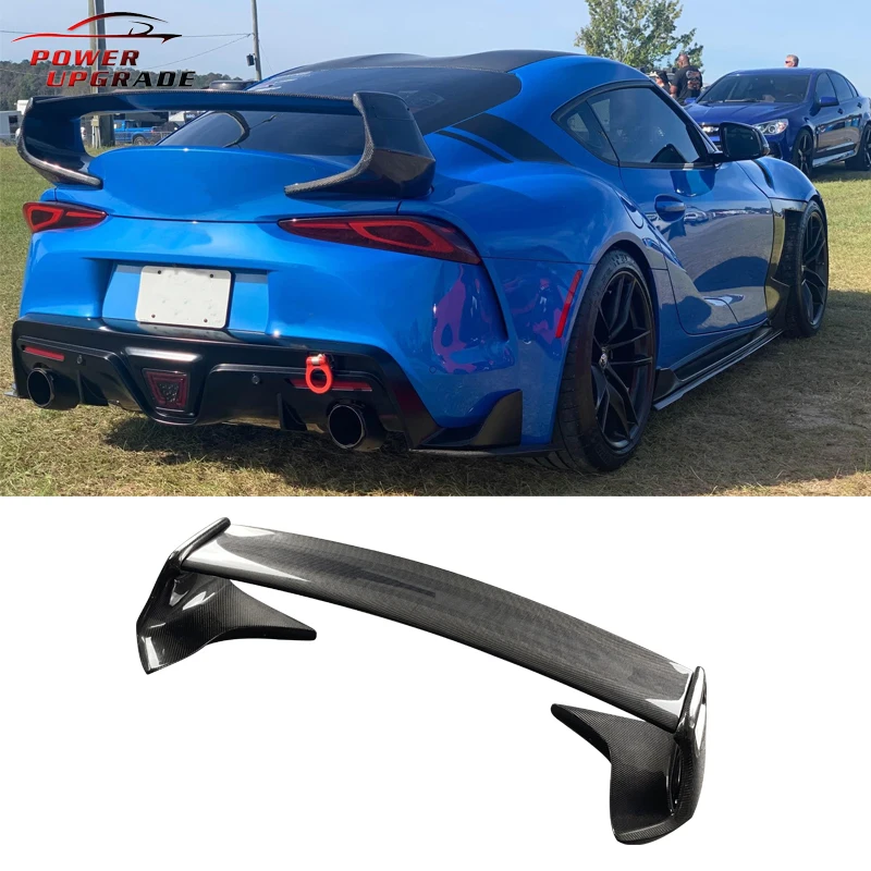 

Carbon Fiber Trunk Wing Spoiler For Toyota Gr Supra A90 A91 Mk5 Rear Spolier Sh Style Carbon Car Accessories Modification Parts