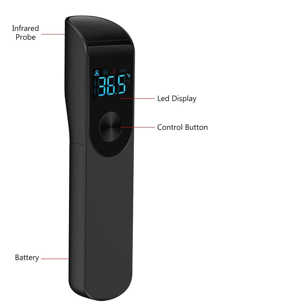 Non-contact Laser Body Temperature Ear Thermometer Infrared Fever Thermometer Medical Household Digital LCD Infant Adult