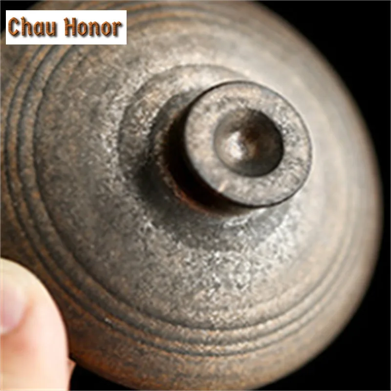 160ml Retro Ceramic Sancai Gaiwan Single Cup Handmade Gilding Tureen Kung Fu Teaware Household Accessories Office Decoration