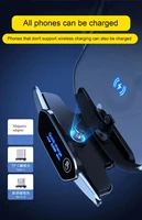 50W Car Wireless Charger For iPhone 15 Pro Max 15 ultra 15 Plus 14 13 12 Fast Chargin For Huawei Mate 60 Pro Samsung Xiaomi - Image 4