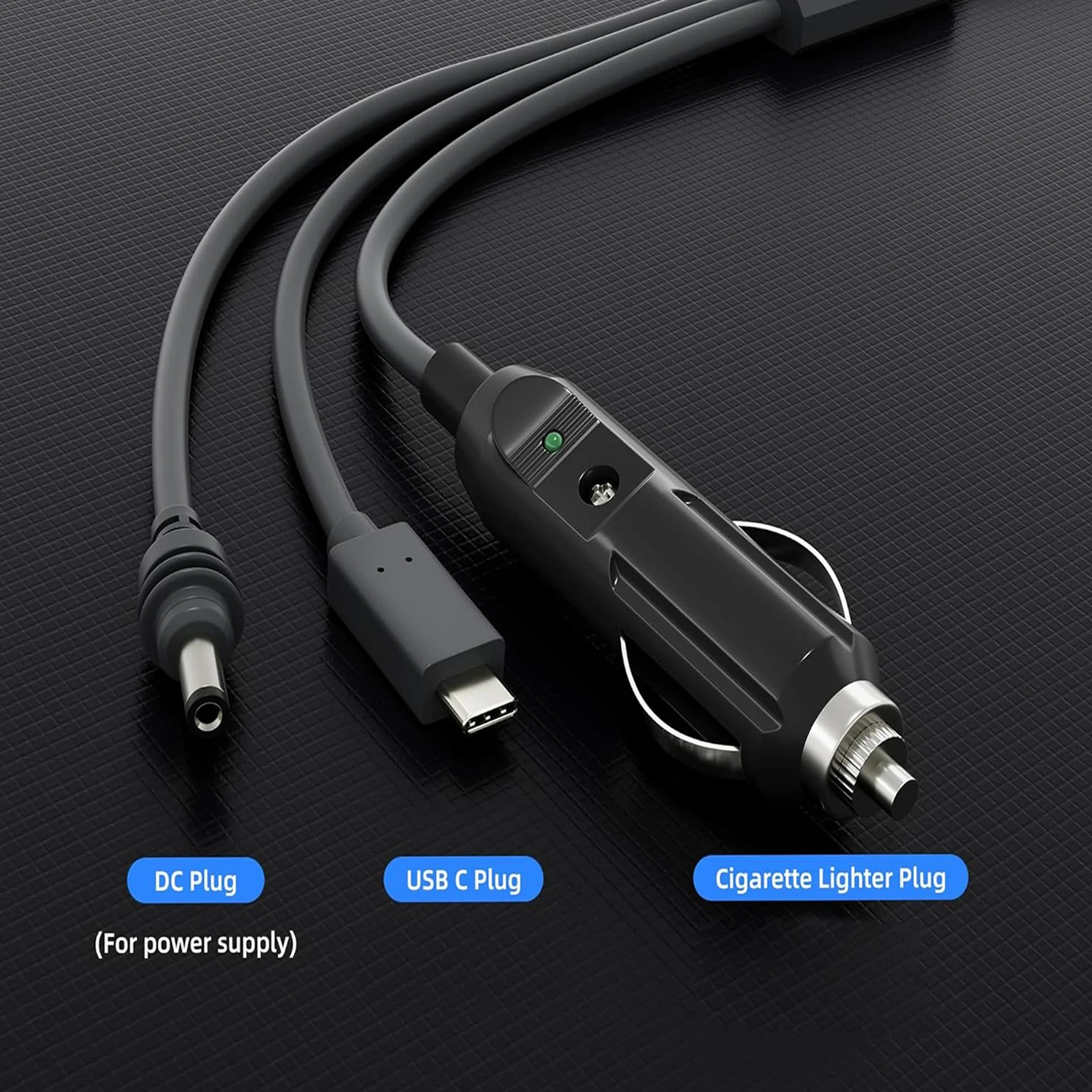 Best Selling Starlink Mini 3 In 1 DC Power Cable 10FT 100W USB C Cigarette Lighter Plug DC Power Cable Cord For Starlink Mini Grey 5M - View #7