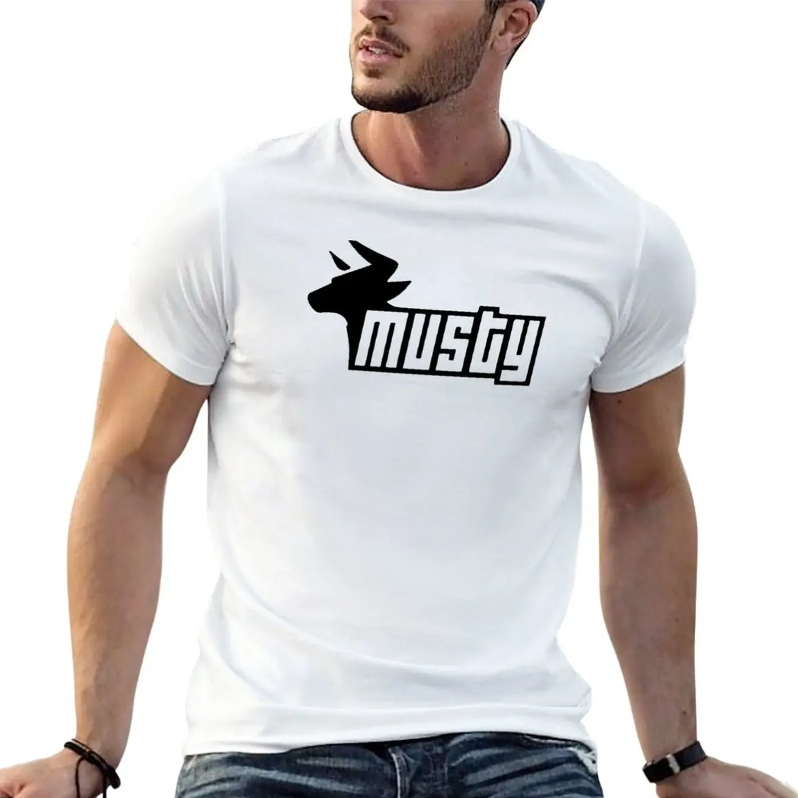 

Musty Cow - Best gift idea T-Shirt funnys oversizeds plain black t shirts men