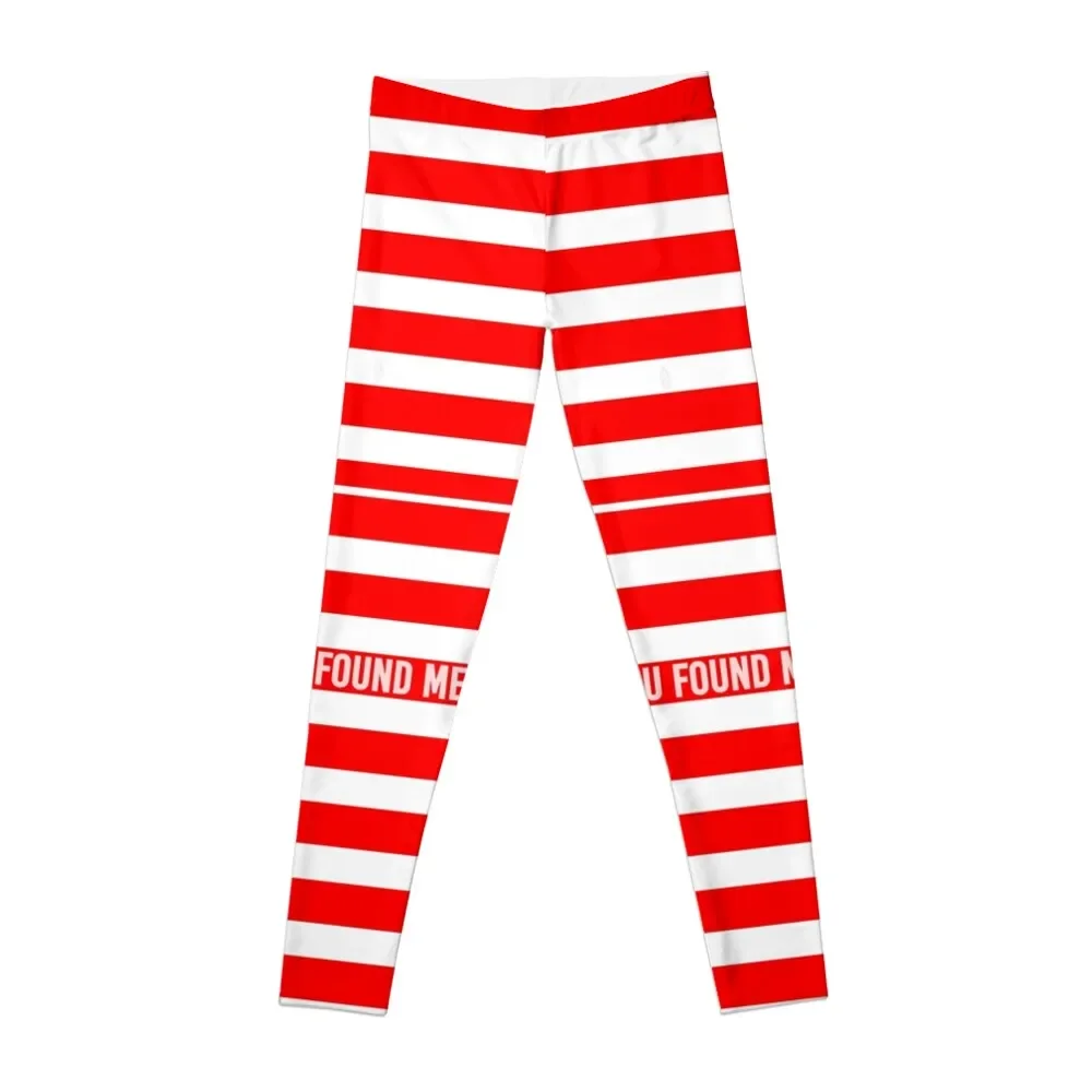 Waldo Halloween Costume Leggings Pantaloni Leggings Push Up Leggings Da Donna