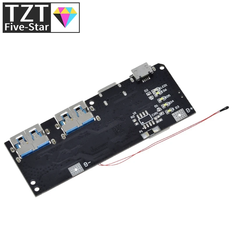 PD 5S 100W Bank 6 Porte 21700 - Modulo Di Ricarica Rapida Via Per