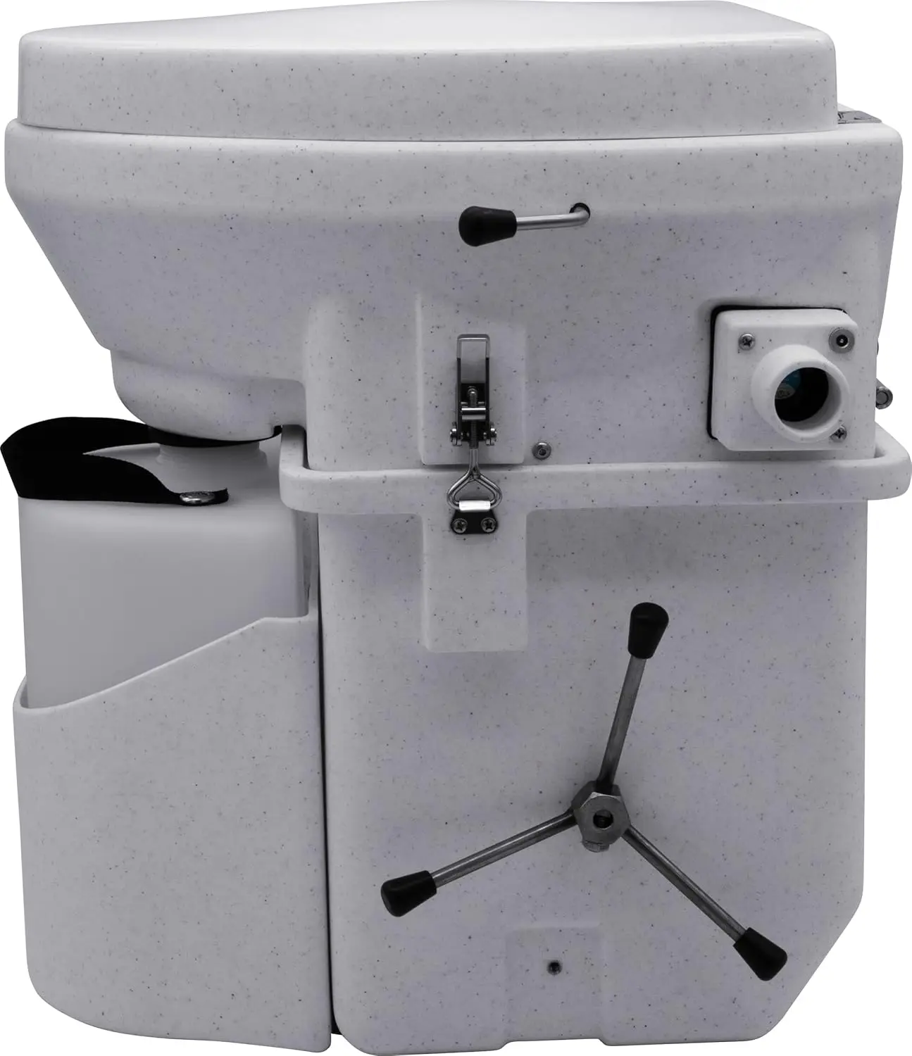 Self Contained Composting Toilet with Close Quarters Spider Handle Design Easy To Install By Any Reasonably Handy Person 3