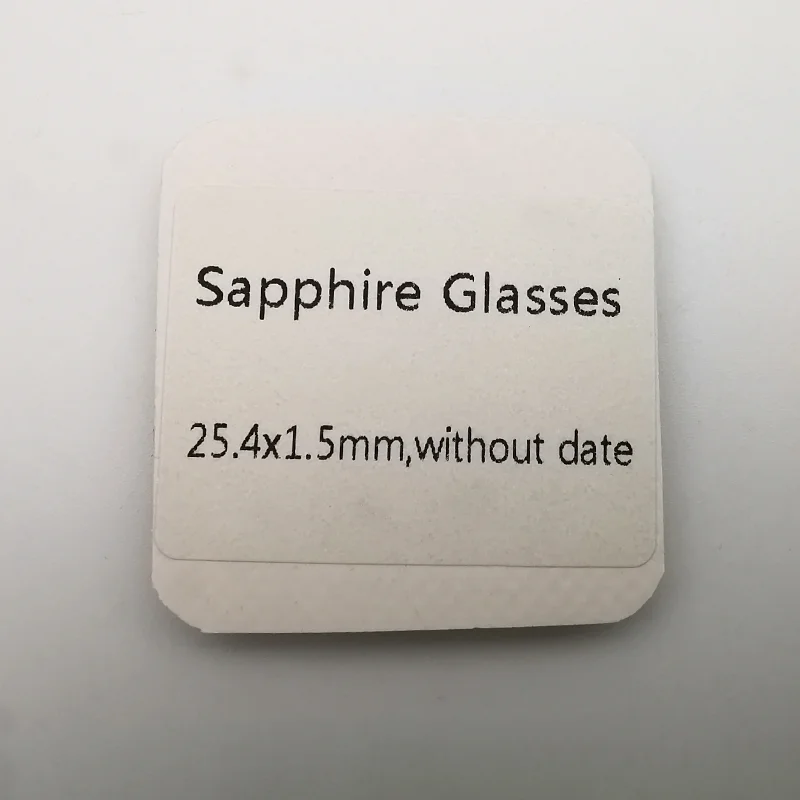 Vetro Per Orologio Zaffiro Superiore 25.4 X1.5Mm Senza Data Per Data 31Mm, Sostituzione Dell'Orologio Aftermarket