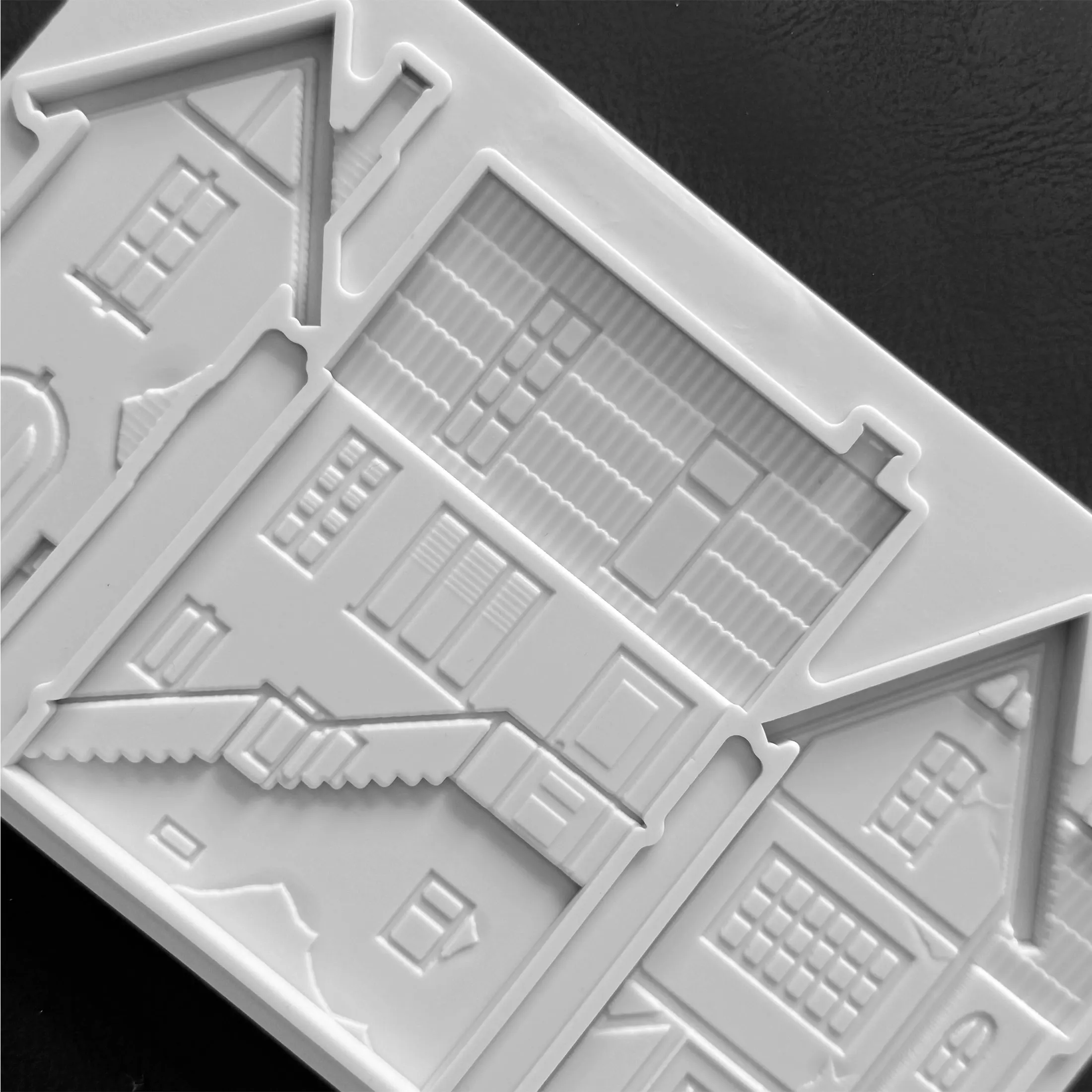 Nice House Silicone Mold – 3D Fondant Cake Decorating Mold for Sugarcraft, Cupcakes, Ch... - SKU CMD01421 - UGI Packaging