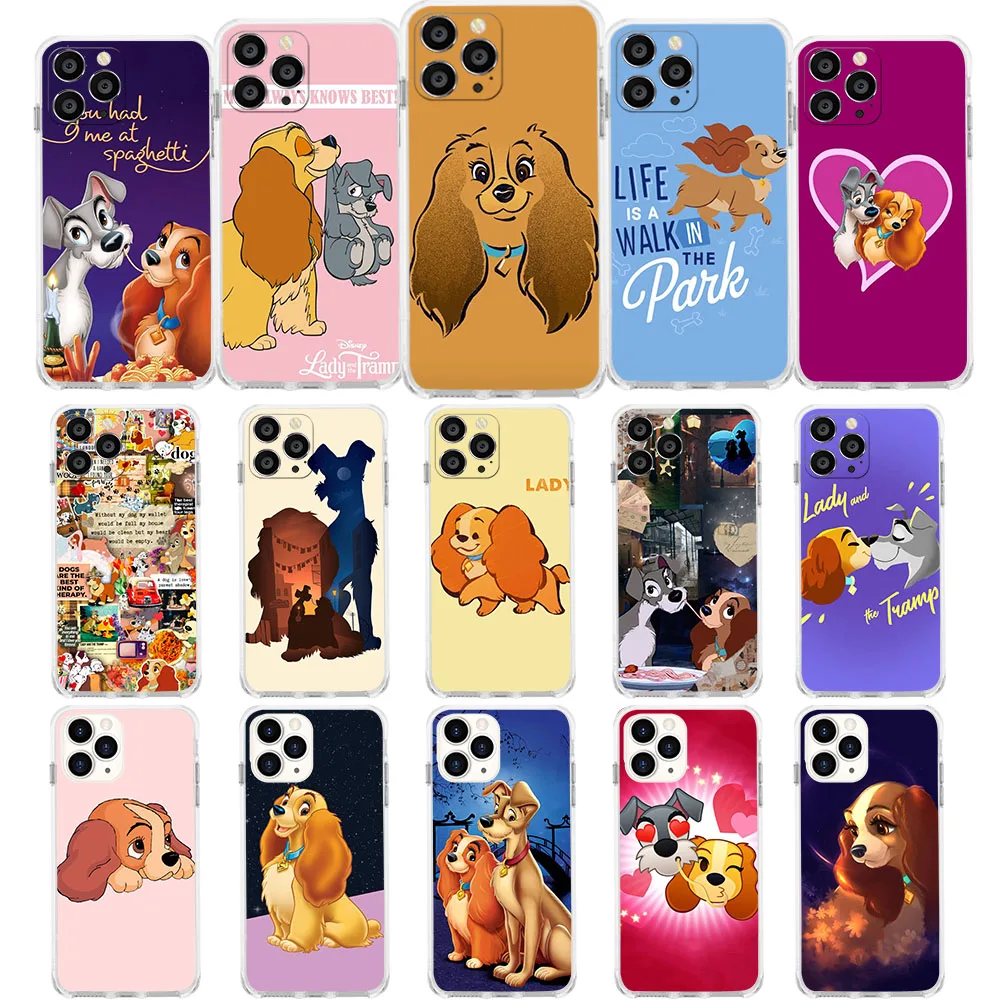 Ny-61 Lady And The Tramp Custodia Morbida Per Realme Narzo 10 9 C30S C35 C55 50 50A Prime Pro Plus