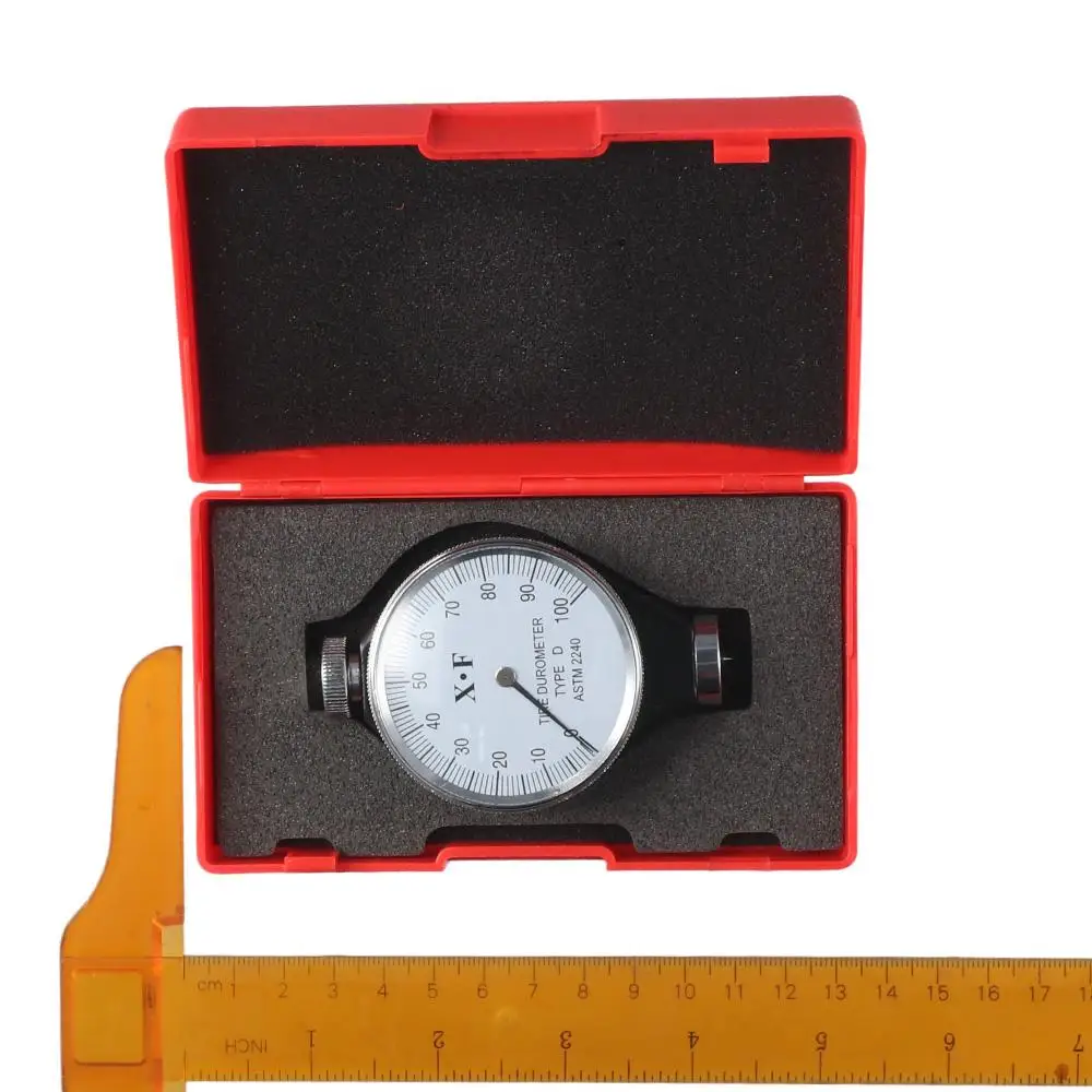 Dial Value 0-100 Degrees Rubber Tire Durometer Large LCD Display Shore Type A/O/D Digital Hardness Meter Hardness Tester Meter