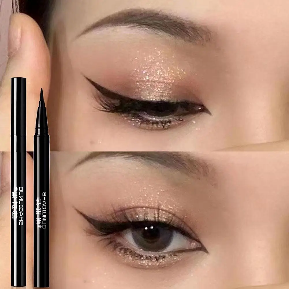 

Long Lasting Black Liquid Eyeliner Waterproof Eye Liner Bloom Eyeliner Not Pencil Tool Natural Quick Drying Cosmetic Pen Li H5q9