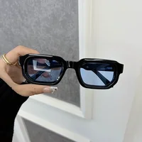 Luxurious Rectangle Sunglasses Women Men Fashion Brand Designer Casual Sun Glasses Female Male Plastic Outdoor Eyewear - Image 5