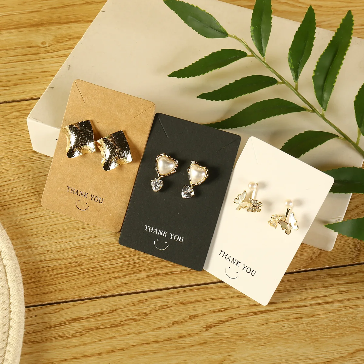 50 stücke 6x9cm Ohrring halter Karten stehen für DIY Halskette Schmuck Display Verpackung Geschenk verpackung Klein unternehmen liefert Material – Detail 5