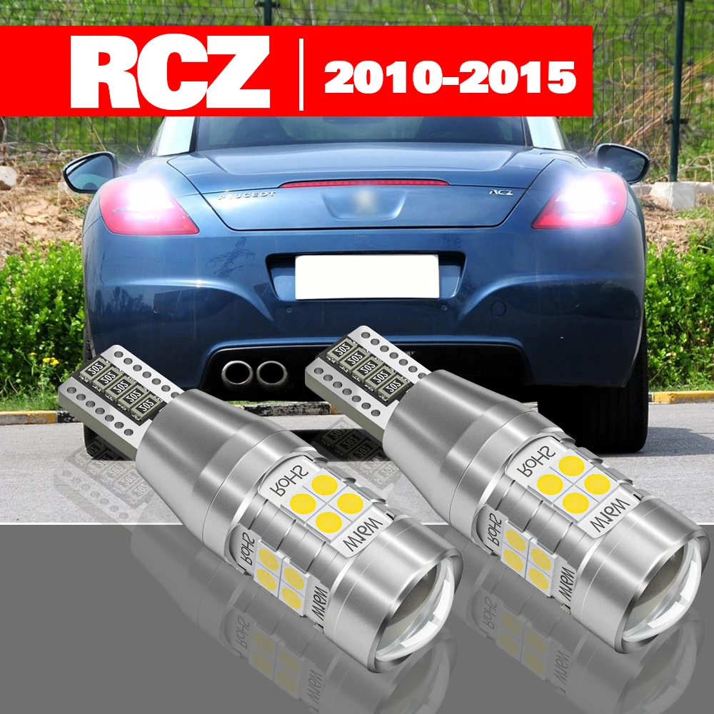 

For Peugeot RCZ 2010-2015 Accessories 2pcs LED Reverse Light Backup Lamp 2011 2012 2013 2014