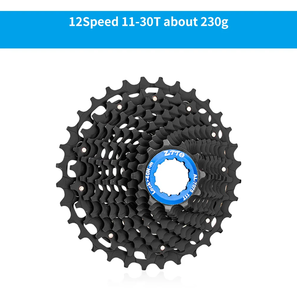 ZTTO Road Bike 12 Speed Cassette HG Freehub ULT 11-34T Gravel
