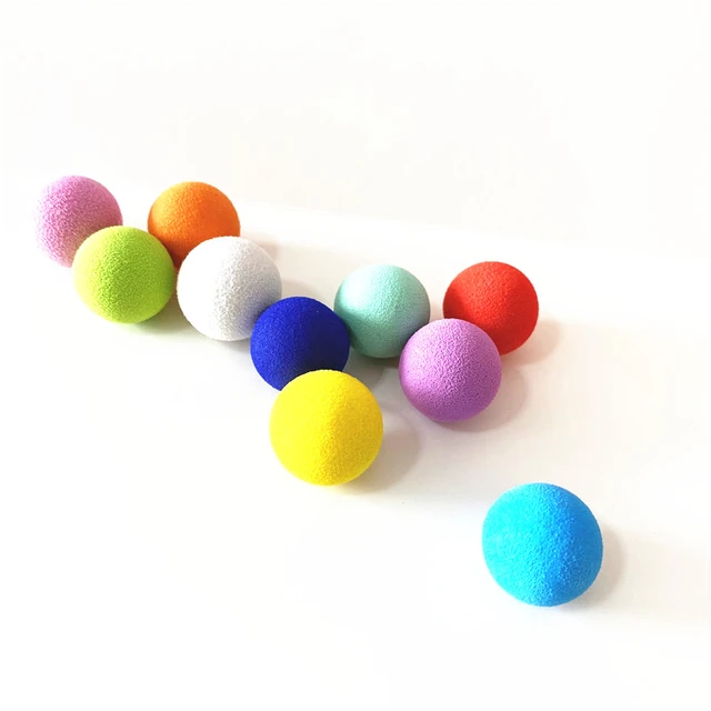 100 Balles En Mousse Eva Colorée, 20mm, En Éponge Douce Pour Enfants, Balle  D'entraînement - Balles De Golf - AliExpress