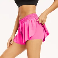 2 in 1 Jogger Flowy Athletic Shorts for Women Gym Yoga Workout Running Tennis Skirt Comfy Skort Lounge Cute Clothes Casual Wear - Image 3