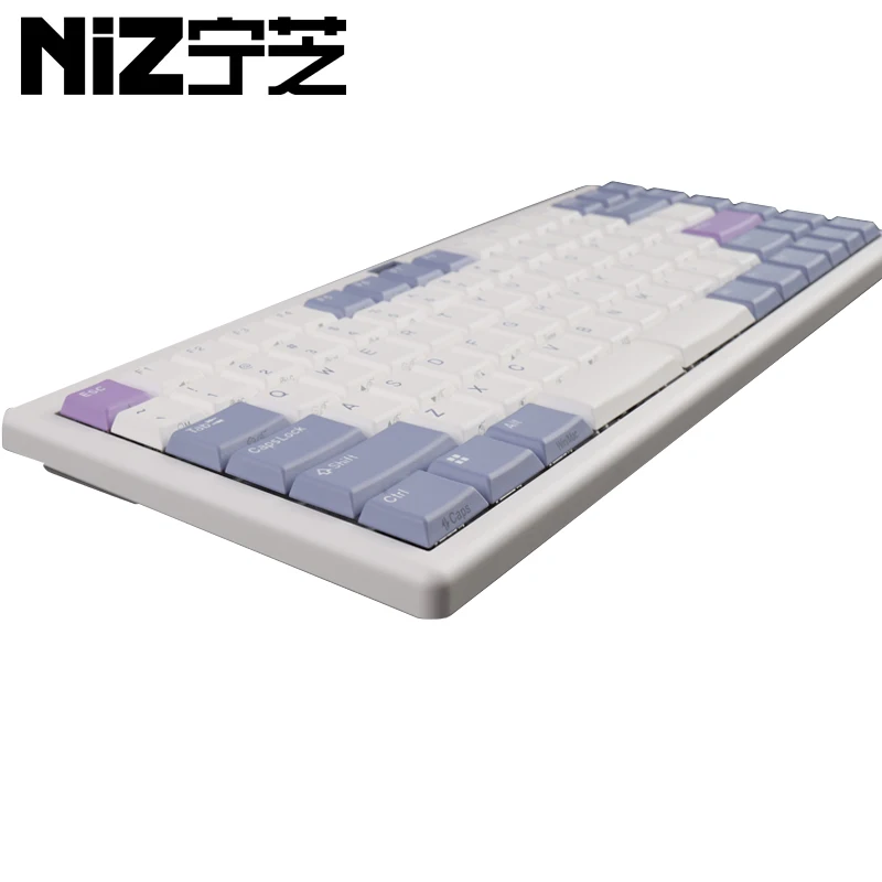 유선 8000hz NIZ Silent L99 L84 로우 프로파일 30g 커스텀 키보드, 조절 가능한 액추에이션, 사무실 및 게임용 저소음 타이핑
