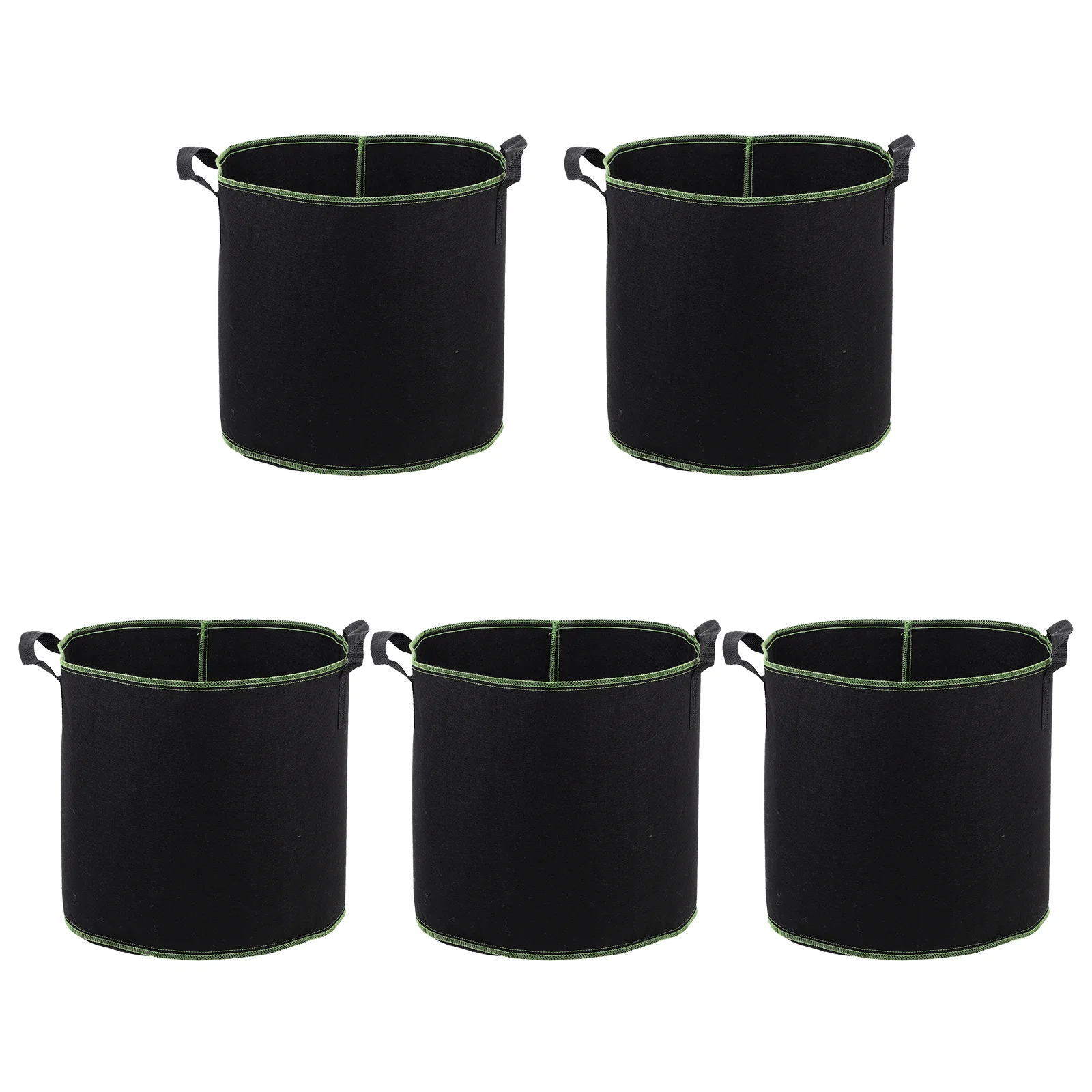 

5 Pcs 4 Gallon Grow Bags Breathable Planter Bags Nursery Pots Handles Pots Container Fabric Pots Plants Flower