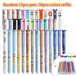Vibrant 48 - Color Gel Pen Set - 0.5mm Tip for Effortless Writing at Home, School, or Office (48pcs(12pen 36color))
