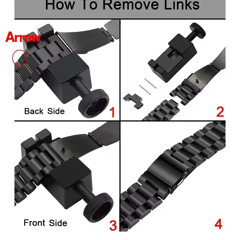 Stainless Steel Metal Strap Bracelet