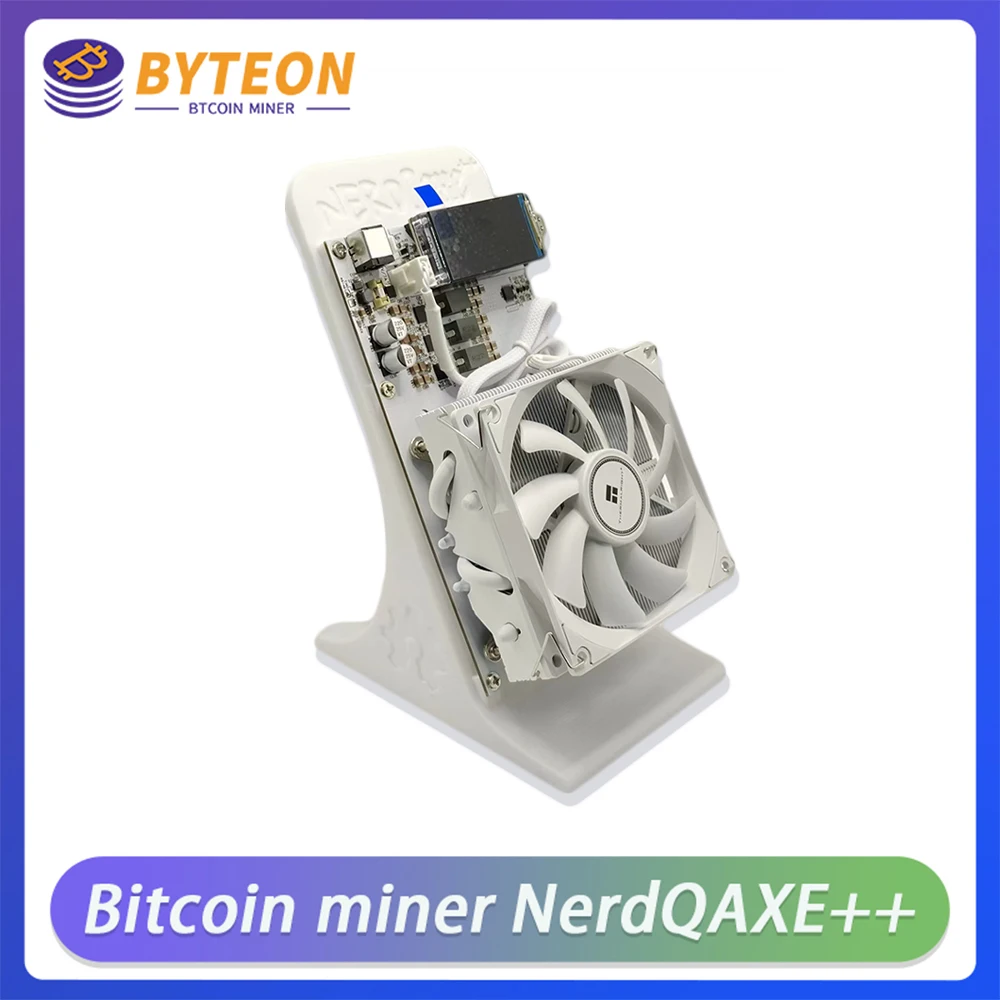100% New Bitaxe NerdQaxe 4.8TH/s 75W Btc Miner Bitcoin Miner with 12V 10A  Power Supply Included Crypto BTC Home Mining - AliExpress