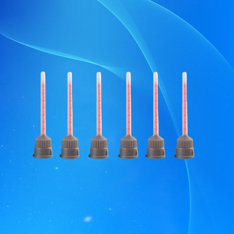 MB3.2-16L 10: 1 Mixed Nozzle Spiral Tube Core Double Liquid Bell Mouth Static Mixture Mixer Overhead Mixers 10pcs
