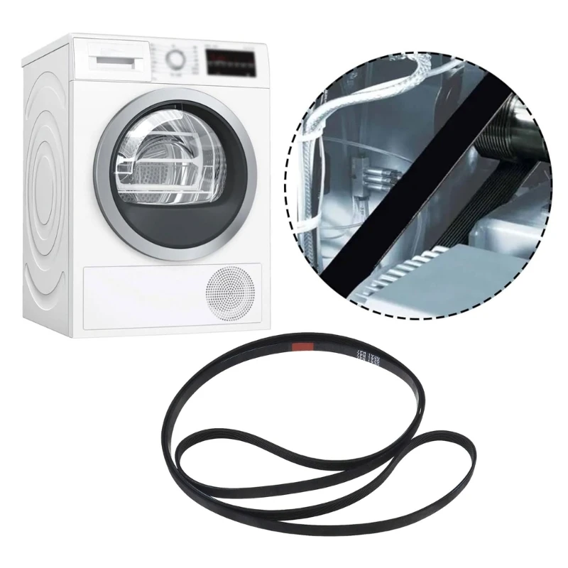 7PH1930 Replacement Washing Machine Belt Rubber Belt Rubber Texture Repair Part Dryer for Washing Machine