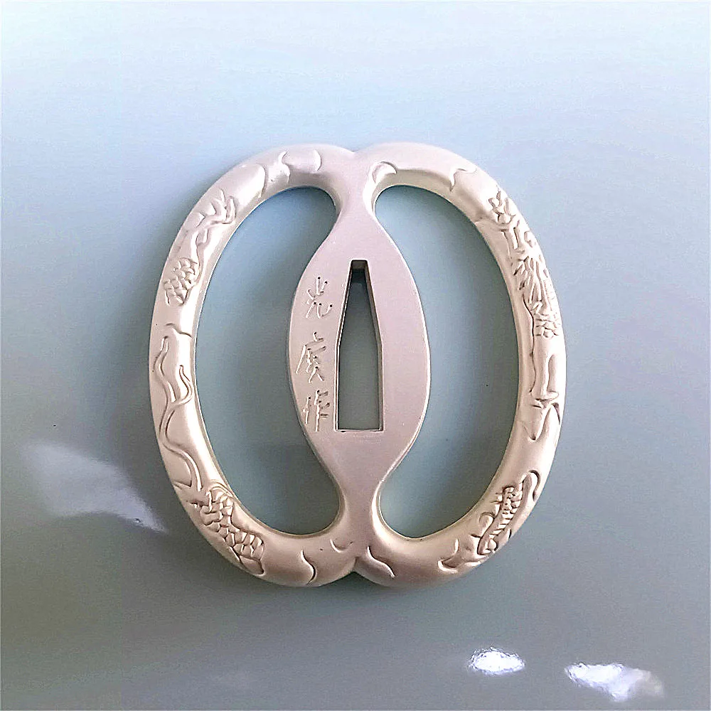 

Very Good Tsuba Handguard Guard Alloy Material For Japanese Real Samurai Katana Sword Fittings New
