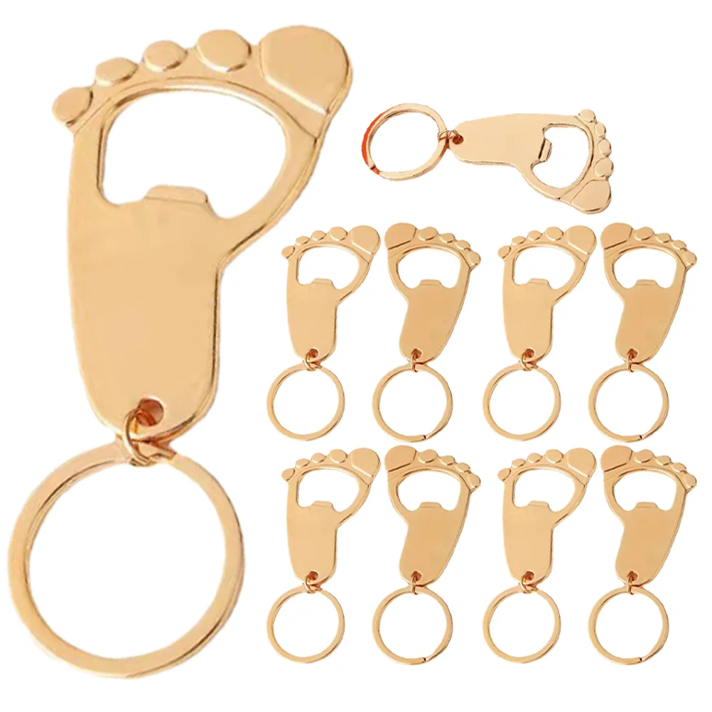 

Footprint Keychain Bottle Opener Baby Shower Favors Baby Shower Souvenirs