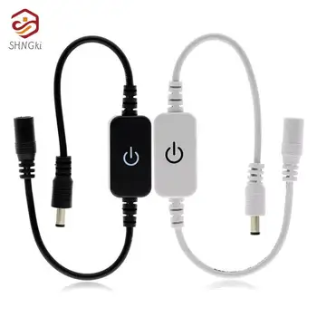 DC 12V-24V 4A LED 스트립 터치 조광기, 밝기 조절 LED 조광기 스위치, 1 키 조광기 조명 조절 스위치 34234