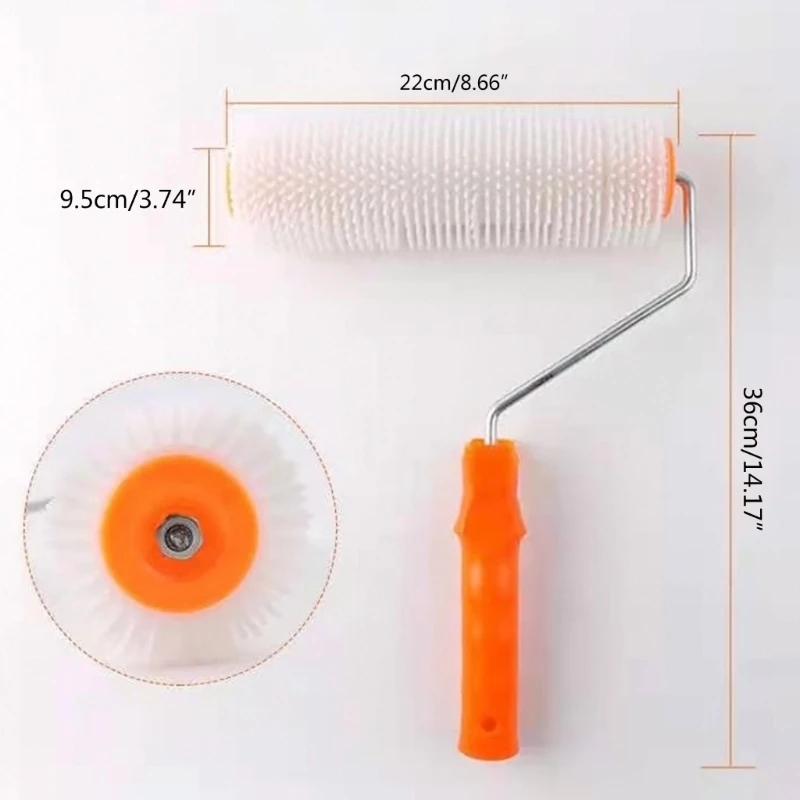 Latex Floor Self Leveling Screed Spiked Roller for Self Leveling Epoxy Floor Comfortable to Use Roller for Housework