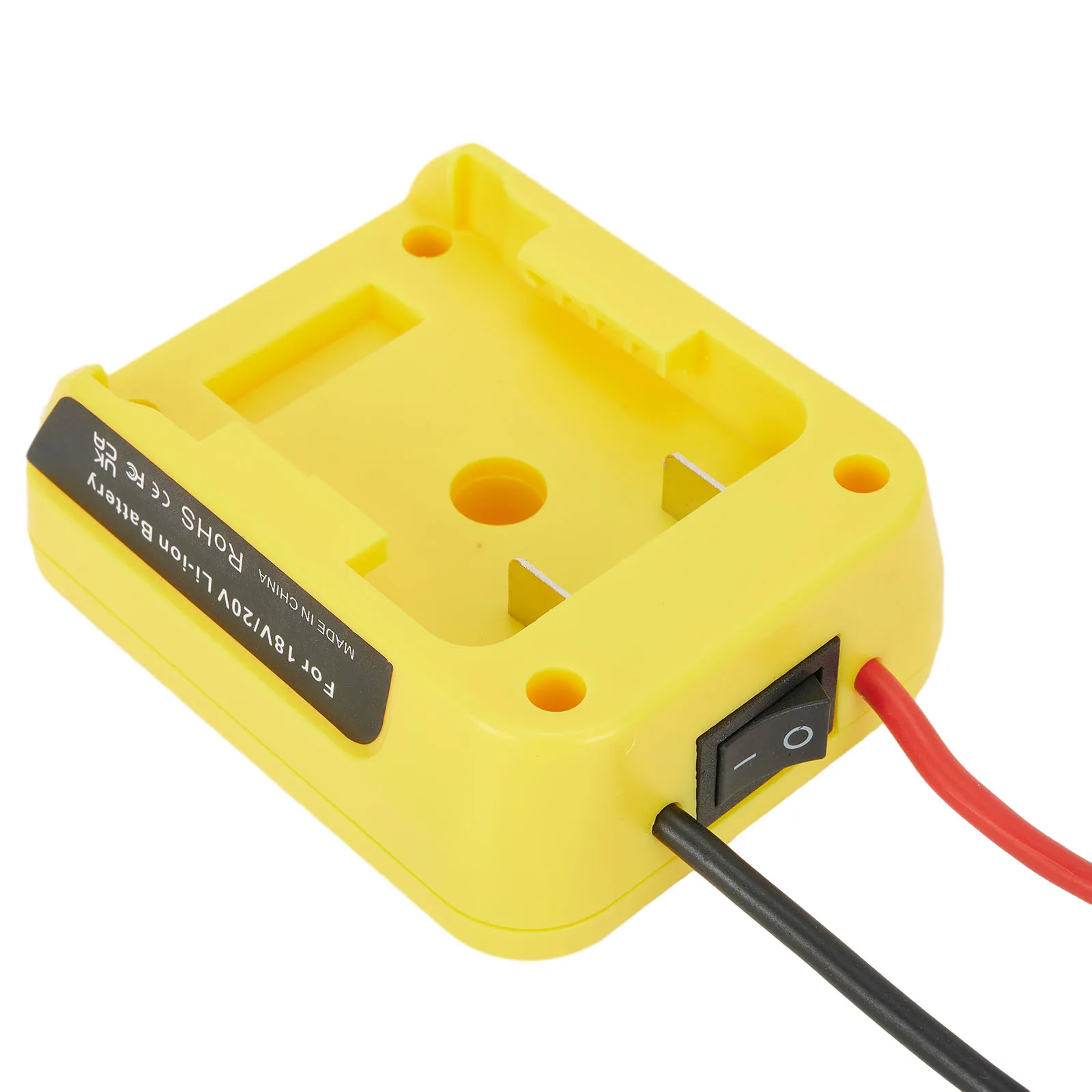 

Battery Adapter With Fuse Cable 12 AWG Switch For De-walt DCB200 18V/20V To DIY 2 Wiring Cable Output For Power Tool Accessories