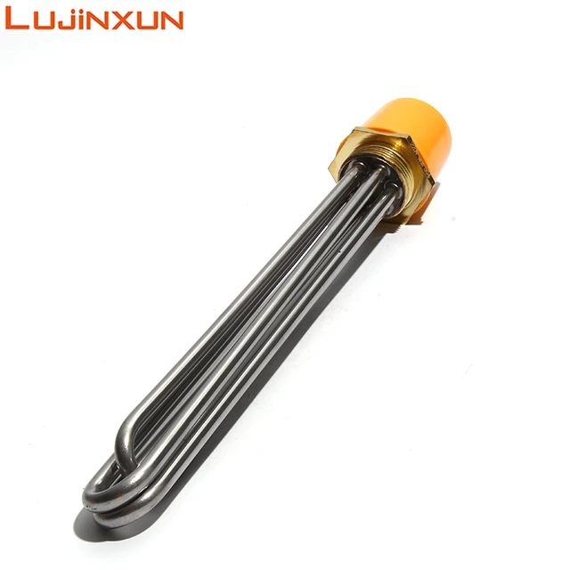 Lujinxun DN32 1 1/4 1.25 Electric Heating Elements Replacement 220V/380V  3KW4.5KW6KW9KW12KW BSP Thread for Solar Water Tank - AliExpress