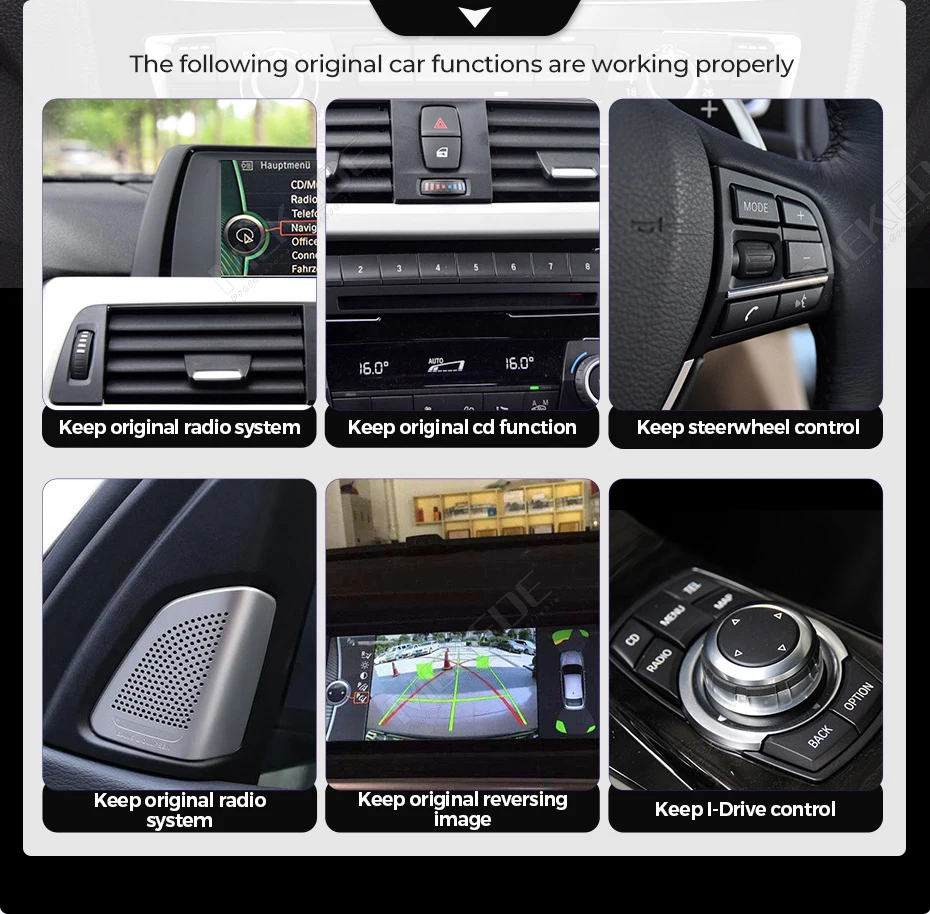 MEKEDE 128GB Android 14 CarPlay inalámbrico para BMW X1 E84 2009 - 2015 Reproductor multimedia para coche DSP Android Auto GPS 8 núcleos Autoradio 4