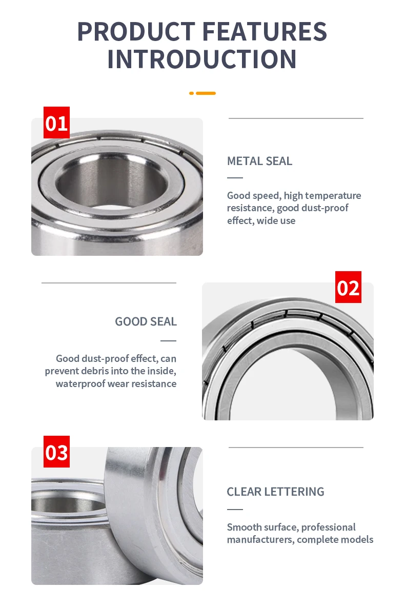 Rillenkugellager aus Edelstahl S624-629ZZ S604-609ZZ S6200-6210ZZ SS6200-6208ZZ Rollenkugellager – Detail 20